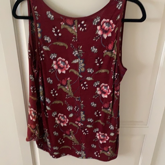 NWT loft outlet floral blouse - Picture 5 of 7